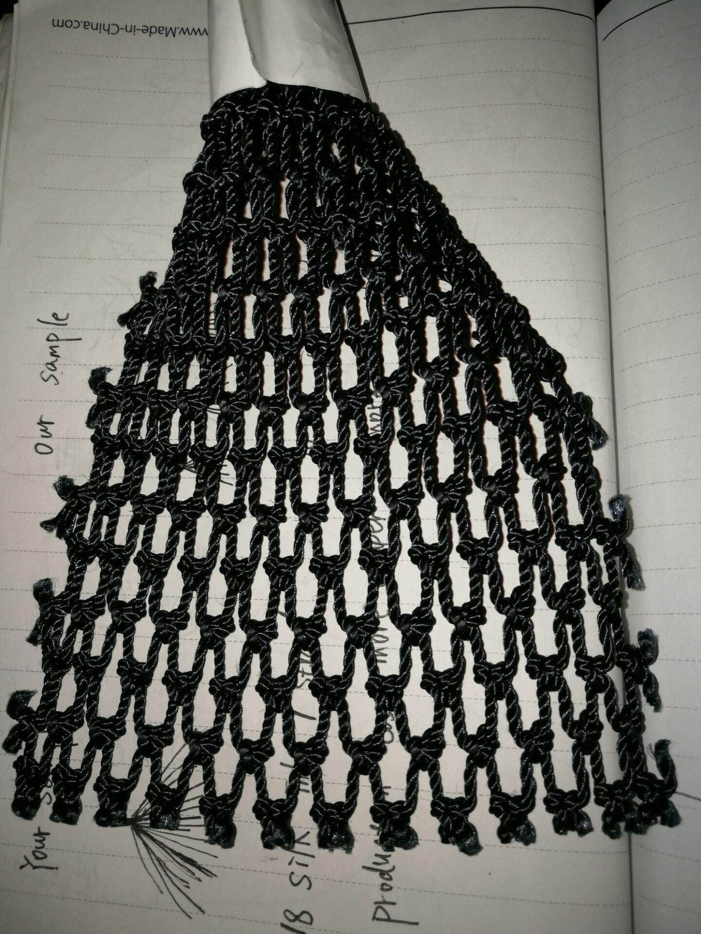 Múltiples redes de nylon negro (2) black nylon multi netting (2)